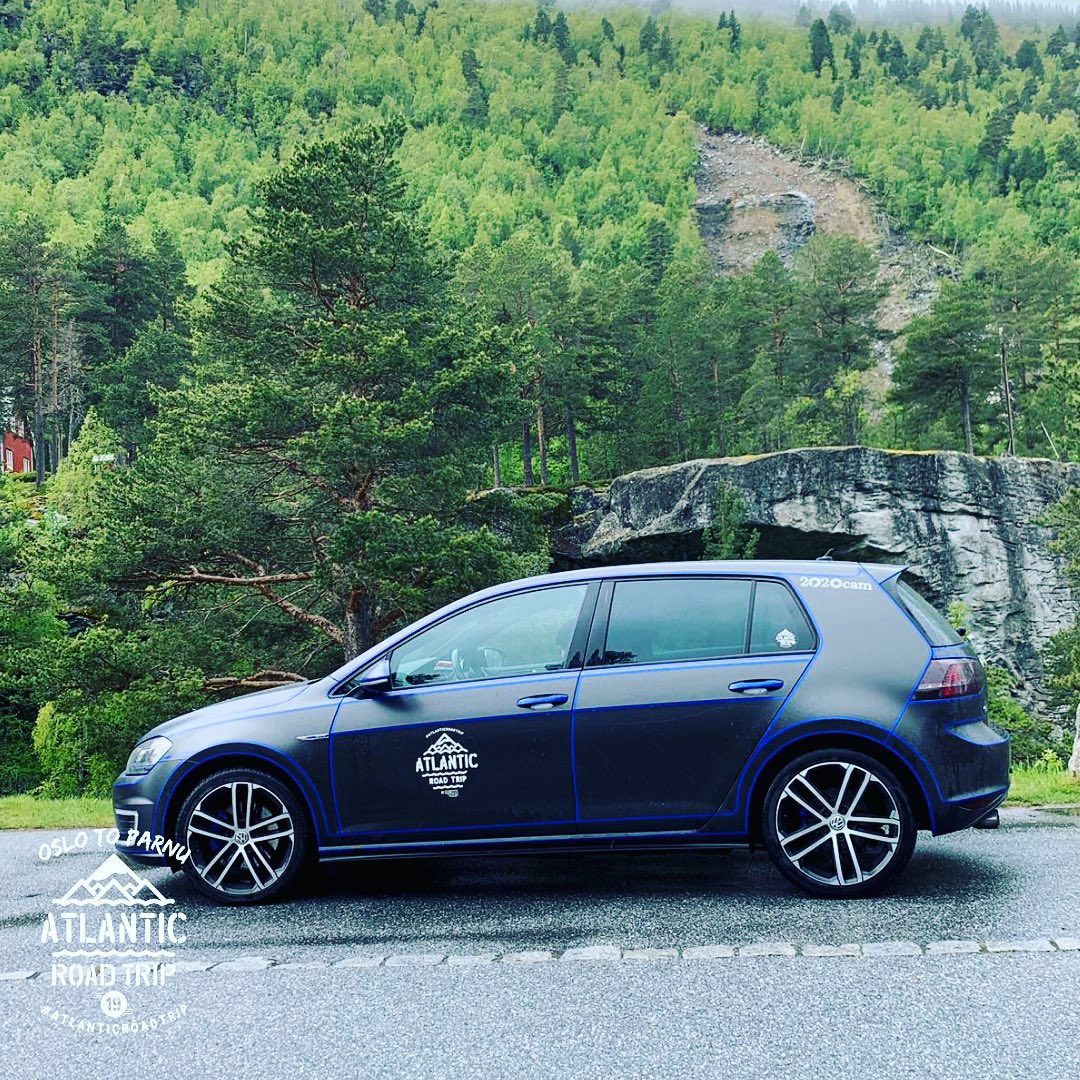 Out testing the route for this years epic #atlanticroadtrip! 😏 even when the weather is tough it’s still stunning 😉 who’s joining the ART family this #August? #oslo2parnu 🙋🏻‍♂️ #norwaynature #roadtrip #roadrally #supercars #norway