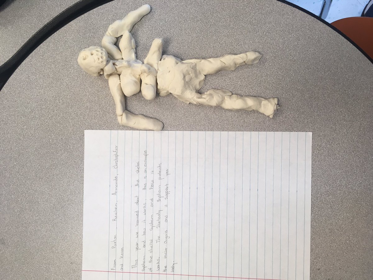 PennyCarroll4's tweet photo. So what do you do when 5th graders want to play with Play Doh. In groups they made artistic presentations of something they learned this year. @BentonHeightsES @boatcandice #gallerywalk https://t.co/Sm1EVPOESM