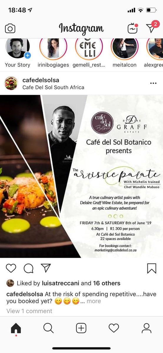 Time is running out folks. Book now. Just three days until this awesome event. #eatout #foodandwine #foodies
