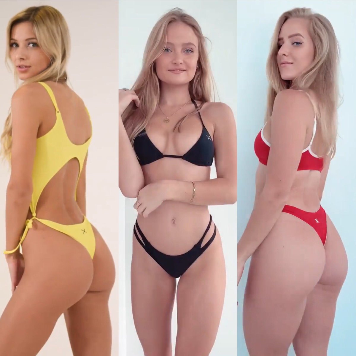 Amber, Veronica, Corina & Diana - Try On Haul Bikini. pic.twitter.com/t...
