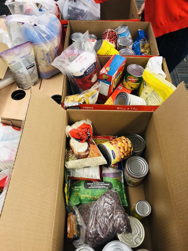 Our first Ramadan Food drive 
@homelands323 was a huge success! Heartwarming to see the Ss initiate and organize something  to give back to the community! #peelfam #peelproud @PeelSchools @ClimatePeel