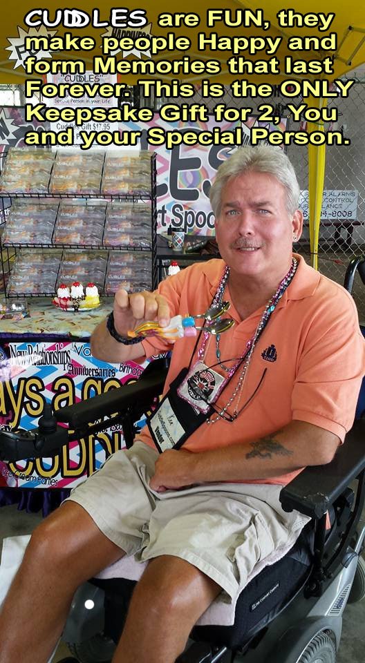 KenVantroba's tweet photo. Mrs. Underwood @sherylunderwood Couples know me for my fun #cuddling spoon sets, #CuddleSpoons. But I'm trying to reach more #elderly and #disabled people outside of my general area. Can you help me by #Retweet my message? Thanks so much ~ Ken #eatingaides https://t.co/69brXS2dm7 https://t.co/dlDBB9WON0