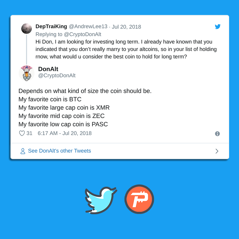 PascalCoinFans's tweet image. What they said about #PascalCoin $PASC?