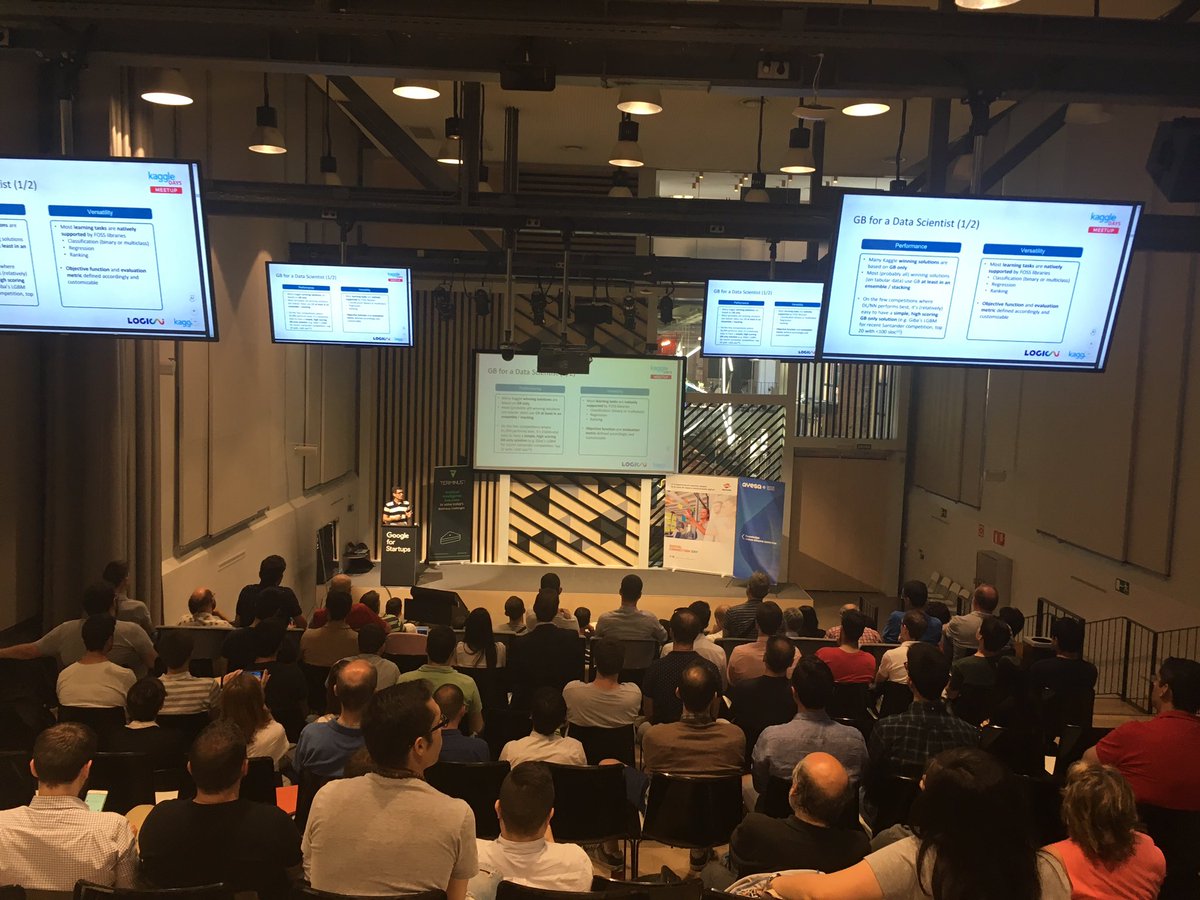 Kaggle Days Meetup Madrid #3 with Alberto Danese on stage 😁