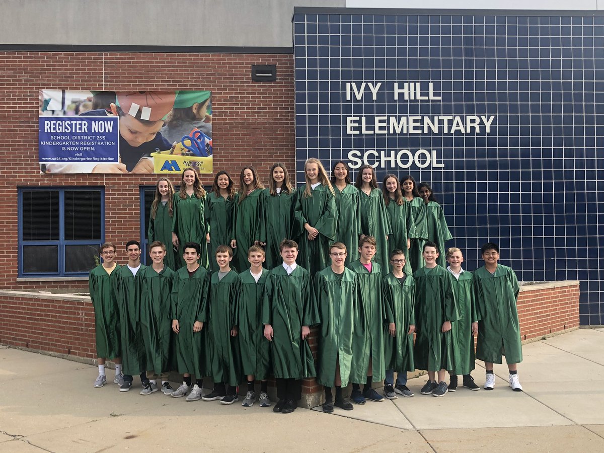 41020carol's tweet photo. Back to their roots! Ivy Hill alumni! Best wishes to all as you graduate and head into High School! @IvyHillEagles @AHSD25Thomas #futurebisons #whereitallbegan https://t.co/p8F4ygvacT