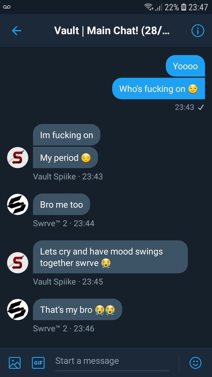 zNayzo's tweet photo. There's The Vault Chat For You 🤣

@VaultGeneration #VaultFamily https://t.co/Ivuh3Iu8gW