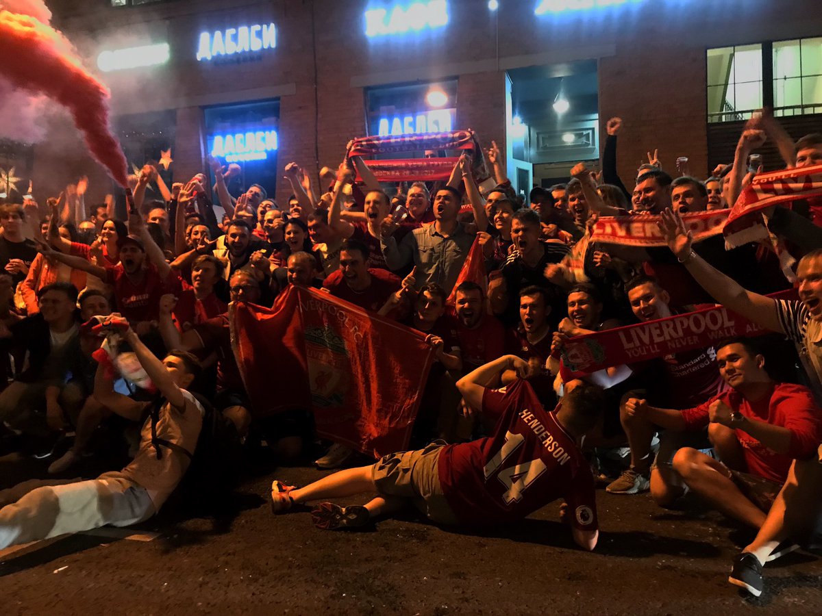 MouseSerj's tweet photo. MosKOPites❤️ @LFC https://t.co/RDjgvqMc51