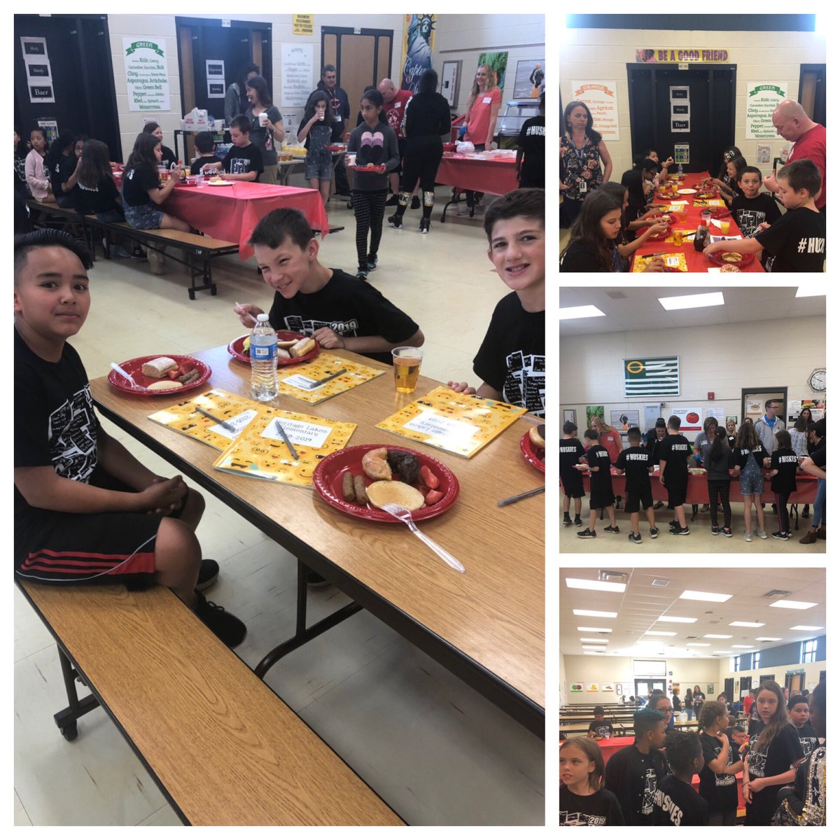 5th grade breakfast - thanks to the PTA!  Sweet treats for all!!!!  <a href="/CCSD93/">CCSD93</a> <a href="/HLSPrincipalD93/">Bob Yelaska</a> @miss_brazell <a href="/Miss_Mastro/">Miss Mastrodomenico</a> <a href="/MagnetClass/">Magnet Class Kids</a>