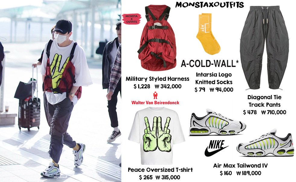 grano Incidente, evento posterior MONSTAXOUTFITS on Twitter: "Wonho X Nike X Walter Van BeirendonckX  A-Cold-Wall 🛍️ https://t.co/LjuTMBES5q https://t.co/DG8xAm6jkF  https://t.co/SFJPVKWl5B https://t.co/xwlWfF5S8R https://t.co/6E0ytCpNu2" /  Twitter