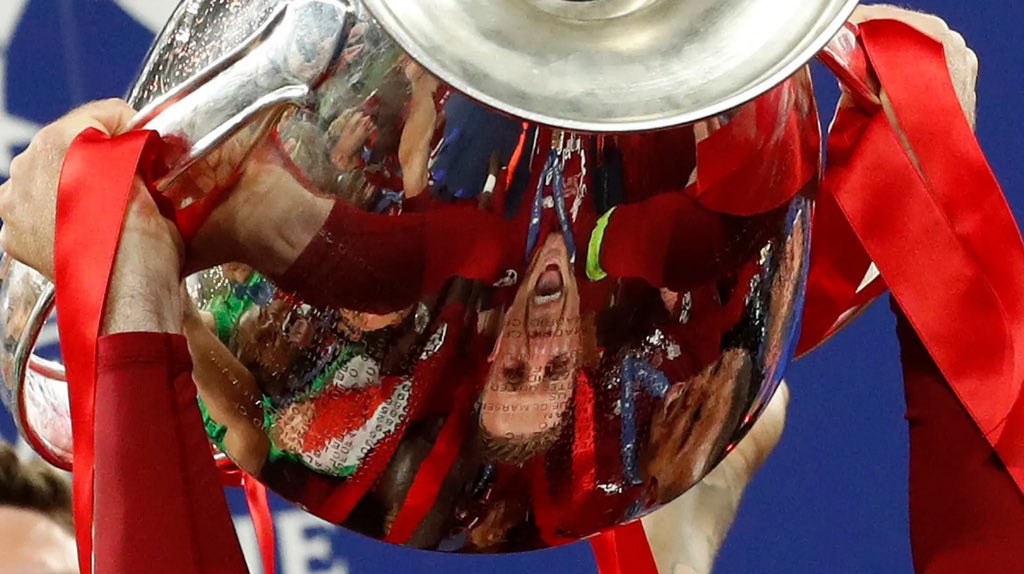 MelissaReddy_'s tweet photo. Jordan Henderson. His face reflecting in the European Cup. The emotional scenes post-match showcasing what #LFC means to him and him to them. With exclusive quotes from Virgil van Dijk, Trent Alexander-Arnold and Gareth Southgate 

https://t.co/g1qMpGm7BS https://t.co/tzmPd3mhyj
