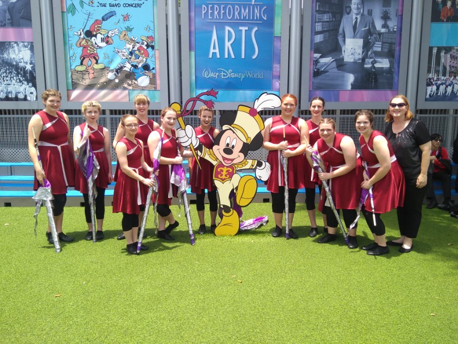 RSHSGuard's tweet photo. These Falcons looked absolutely magical performing at the Magic Kingdom today! #disneytrip2019 https://t.co/hfDFa5LwVw