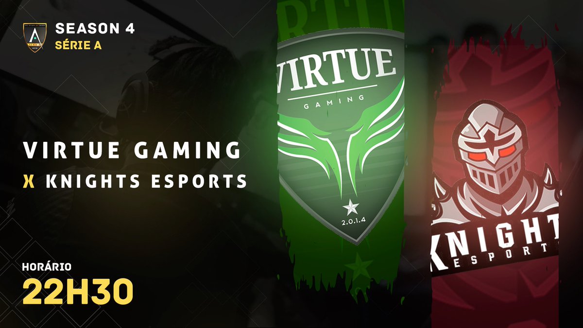 🏆 SÉRIE A

A semana mal começou e já um partidão, a Knights em busca da reação para sair da zona de rebaixamento, tem pela frente a VrT querendo diminuir os pontos de vantagem da líder 4LF4!

22:30 - VrT x Knights

STREAM:
📺 VrT twitch.tv/mcrawly