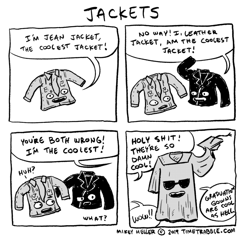 i drew a comic about jackets 