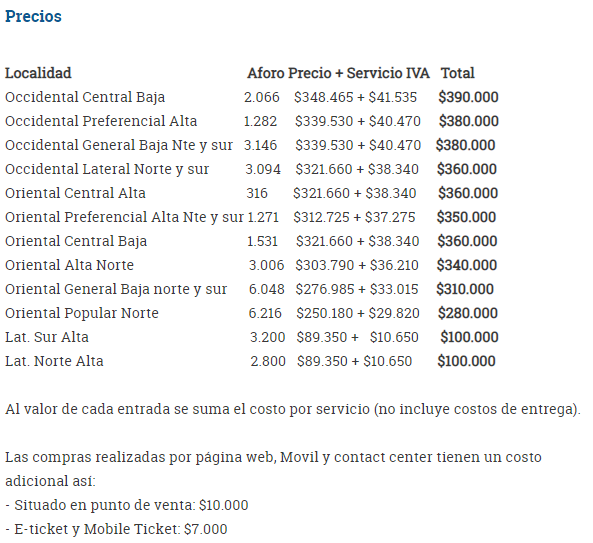 MelukLoCuenta's tweet photo. No más de 15.000 espectador en El Campín.  Pocos. Y puedo fallar en el cálculo: quizás sean menos.
$ Barranquilla eliminatoria (en miles): 350 occidental; 200 oriental, 60 laterales. 
$ Bogotá vs. Panamá: https://t.co/rxibICcNbp