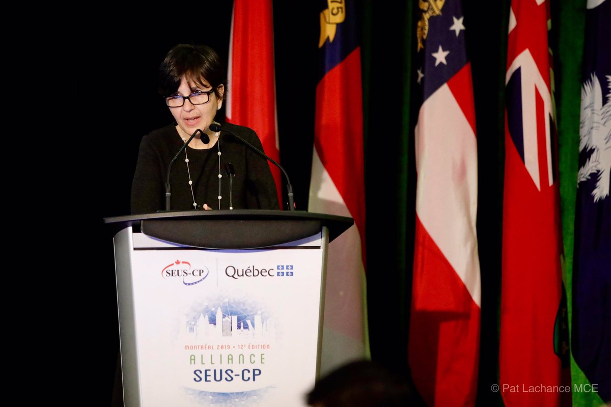AndreeAnneLAube's tweet photo. @CatherinKARGAS makes complex simple : « #intelligentmobility is sustainable. Because if it’s not sustainable, it’s not intelligent » 🚙🔋🔗 #SEUSCP continues tomorrow with more insightful perspectives on transportation technologies. https://t.co/z2TM8EjCqy