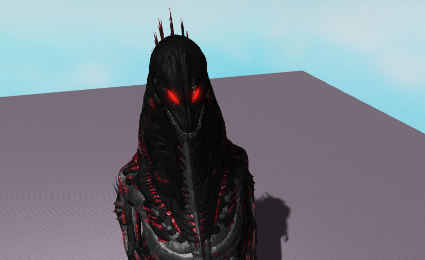 Delivering Creations On Twitter Roblox Robloxdev Godzillakingofthemonsters In Celebration Of Godzilla Kotm I Decided To Remake One Of My Older Kaiju Models This Is Naosu It S Design Was Heavily Inspired By Space - shin godzilla roblox