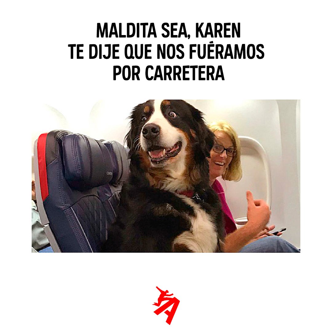 Etiqueta a tu amig@ que no le gusta viajar en avión.✈️
