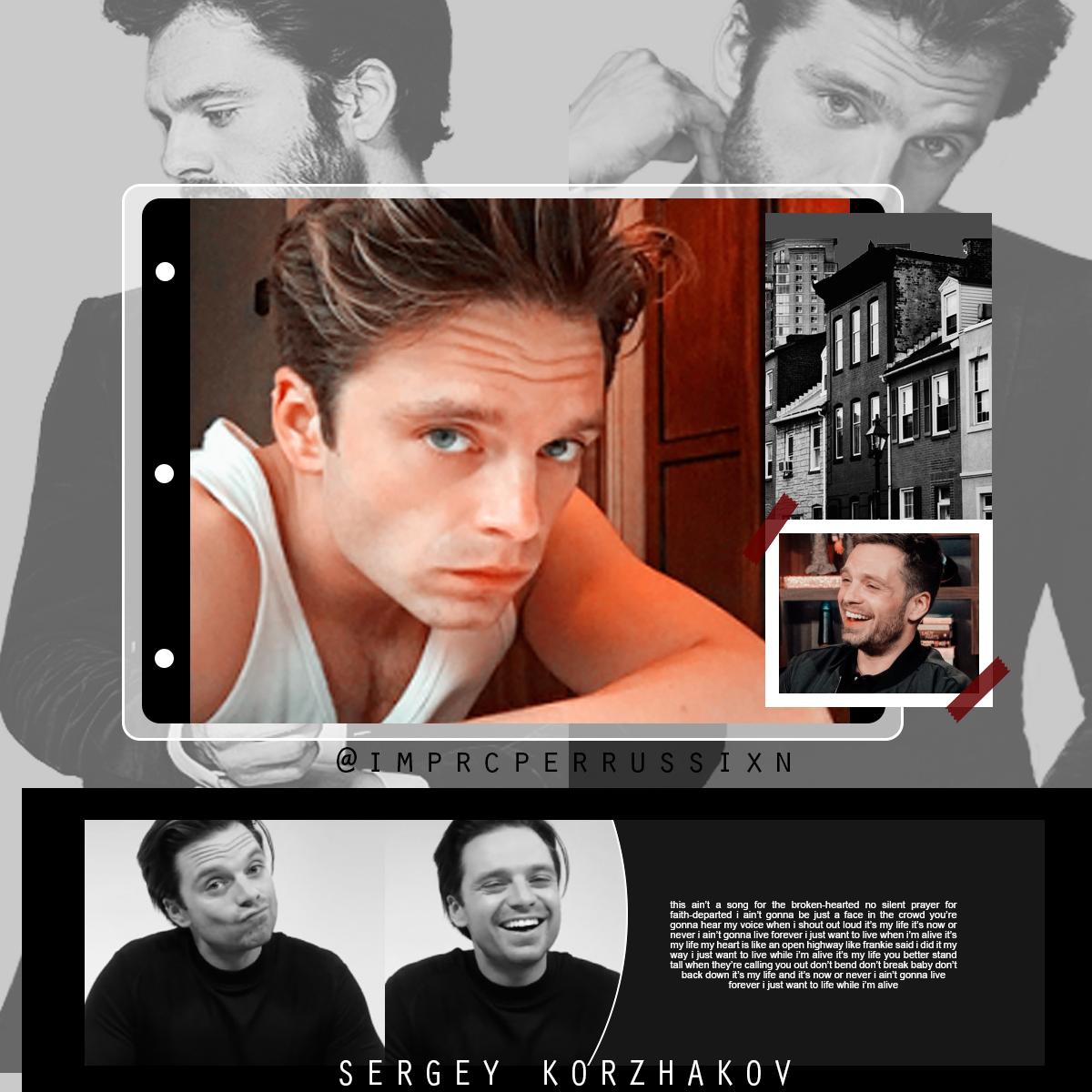 ༼  ；𝐒𝐄𝐑𝐆𝐄𝐘 𝐊𝐎𝐑𝐙𝐇𝐀𝐊𝐎𝐕.
   ㅤ  ㅤ❱❱ ❛──ɪ'ᴍ 𝒅𝒓𝒆𝒂𝒎𝒊𝒏𝒈 ᴏғ ʙɪɢɢᴇʀ ᴛʜɪɴɢs ᴀɴᴅ ᴡᴀɴɴᴀ ʟᴇᴀᴠᴇ ᴍʏ ｏｌｄ ʟɪғᴇ ʙᴇʜɪɴᴅ.❜

           ❒ ⋮ ᴏᴄ ⤻ #ғʀᴇᴇʀᴏʟ.
              ❒ ⋮ ʀᴏʟ ᴍᴇᴅɪᴏ/ᴇxᴛᴇɴsᴏ.
                 ❒ ⋮ ╭ ↺ ,  ♡ ╯