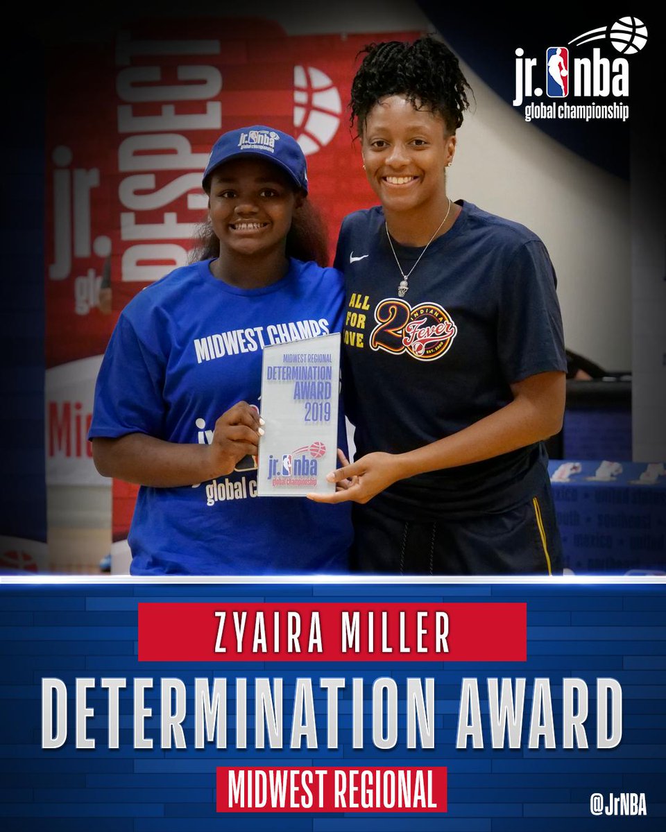 jrnba's tweet photo. Determination, Respect and Teamwork are three of the Jr. NBA’s Core Values. Athletes that exemplified these traits were recognized at the conclusion of the Midwest Regional this past weekend! 👏🙌

#JrNBAGlobalChampionship https://t.co/UKXDfpy8De