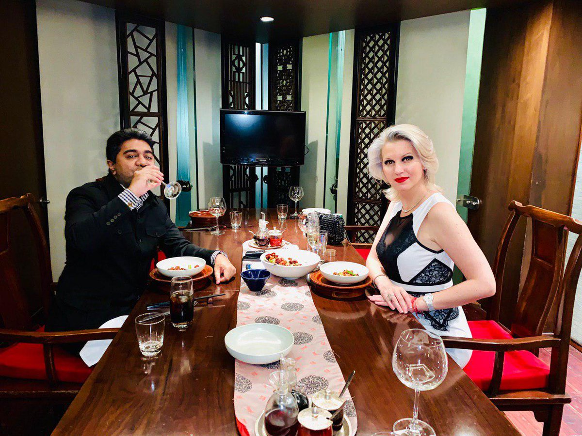 AncaVerma's tweet photo. #AbhishekVerma and #AncaVerma at #wedding #anniversary dinner on June 3, 2019 #vermafamilydiary https://t.co/n88YdJSCYi