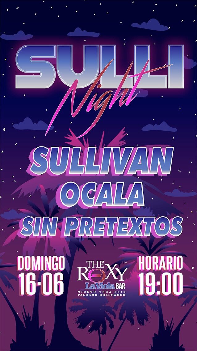 _sinpretextos's tweet photo. Se viene terrible fecha ! Pedimos entradas ! #sullinight https://t.co/tihH4oaUVB