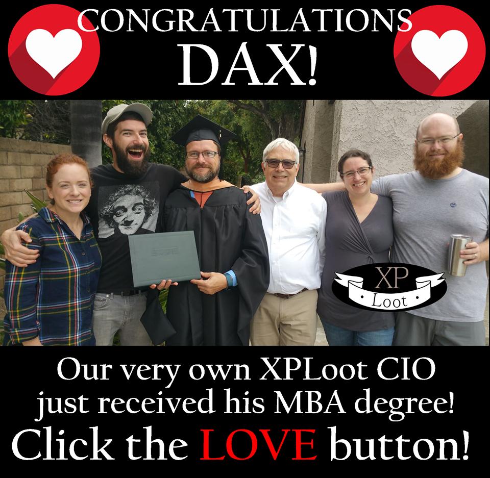 XPLootGaming's tweet photo. CONGRATS DAX!!!!
#gamers #gaming #gamingmemes #retrogamer #retrogaming #DualEmphasisMBA #MBA #gamingfamily #XPLoot #Twitch #streamer #streamers https://t.co/Y5RU7PrviR
