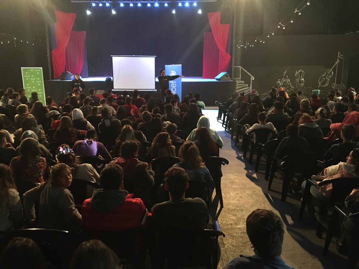 🎶Por mucho más respeto en el mundo digital.🎶
500 chicos y chicas participaron del taller de #rapdigital en San Miguel.
Para participar del concurso entrá a rapdigital.org