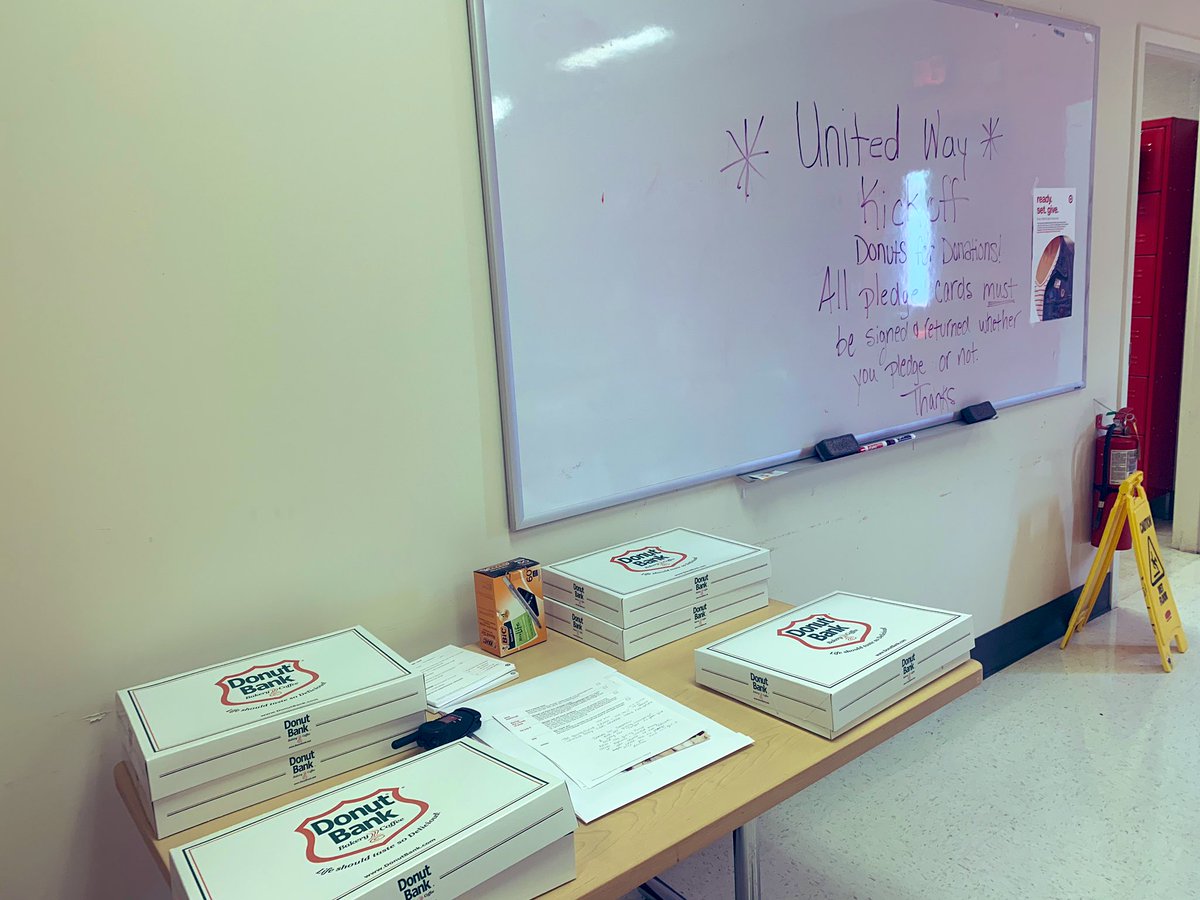 Douglasammm's tweet photo. 108 kicked off our #TMgivingcampaign with Donuts for Donations! Love working for a company that encourages our team to give back to the community!  #worksomewhereyoulove #giveback https://t.co/sjI2G4fAQd