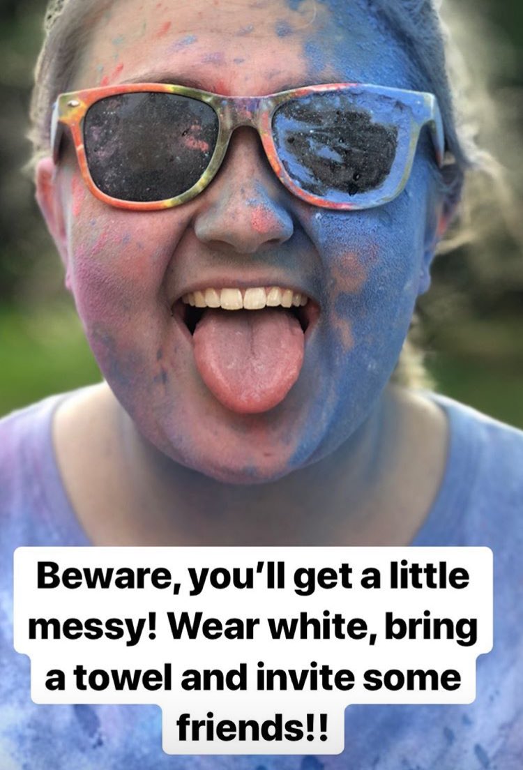 AlbanyYoungLife's tweet photo. Don’t forget to wear white/lighter clothes you don’t care about. https://t.co/eFERMPfuvu