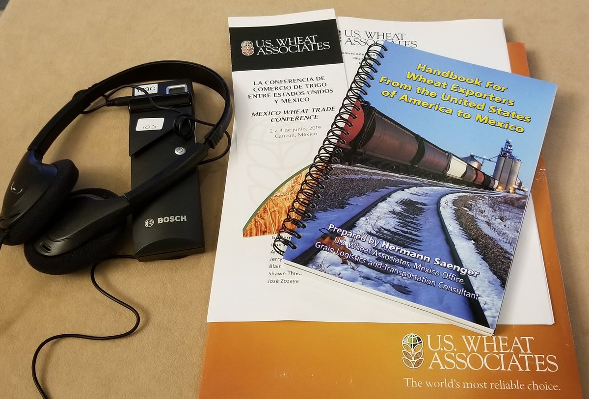 wheatsd's tweet photo. Reid Christopherson, executive director of the South Dakota Wheat Commission, is participating in the Mexico Wheat Trade Conference. Great conversations between representatives of U.S. Wheat Associates and the wheat industry of Mexico. Strong mutual desire for fair trade! https://t.co/BpaHvKqSSm