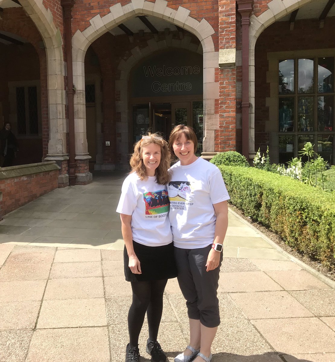 KWinterQUB's tweet photo. QUB SSESW pedometer teams 2019. Line of Bootie(s)@QUB and Counting Every Step Indefinitely (CESI)@QUB. Raising money for Action Mental Health. @WellbeingQUB @QUBstaff @QUBWPU @amhNI https://t.co/6q4TYmV122