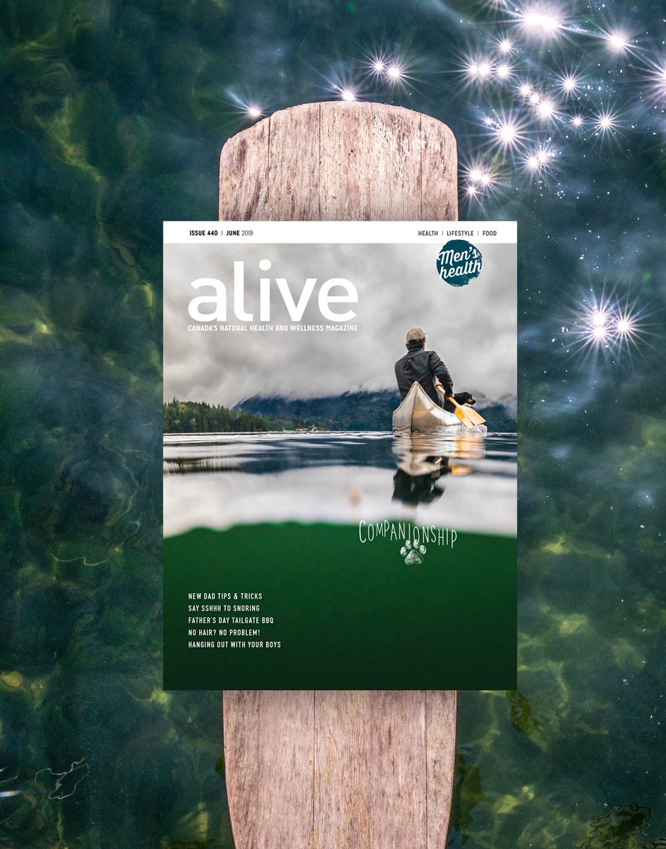 Our June issue will really float your boat. 😉 We're covering all things guys' health (from how to prevent the top 3 men's health problems to what *actually* happens when you become a dad). Get your hands on a copy now at your nearest natural health retailer!