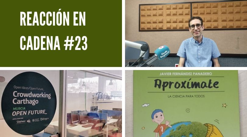 Ya tenemos nuevo #ReacciónEnCadena
👉 <a href="/PelegrinPablo/">Pablo Pelegrin</a> nos habla de investigación de medicamentos
👉 Rafa Toledo de <a href="/ETSIT_UPCT/">Teleco-UPCT</a> explica <a href="/OpenFuture_/">Telefonica Open Future</a> con <a href="/proyingel/">Proyingel</a>
👉 <a href="/Scruzcampillo/">Santiago Campillo</a> ➡ hacer ciencia
👉 <a href="/DaniEPAP/">Daniel Torregrosa</a> recomienda a <a href="/javierfpanadero/">Javier Fdez Panadero</a>
#Rec23  orm.es/eorm/reaccione…