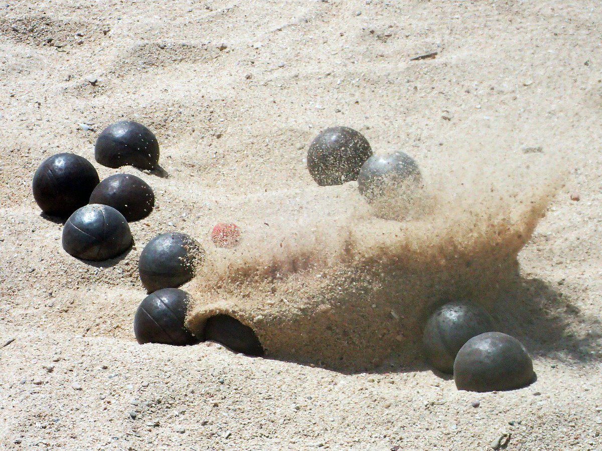 Bocce in the sand! Come check it out for free tonight at <a href="/TheBeginningII/">The Beginning II</a>