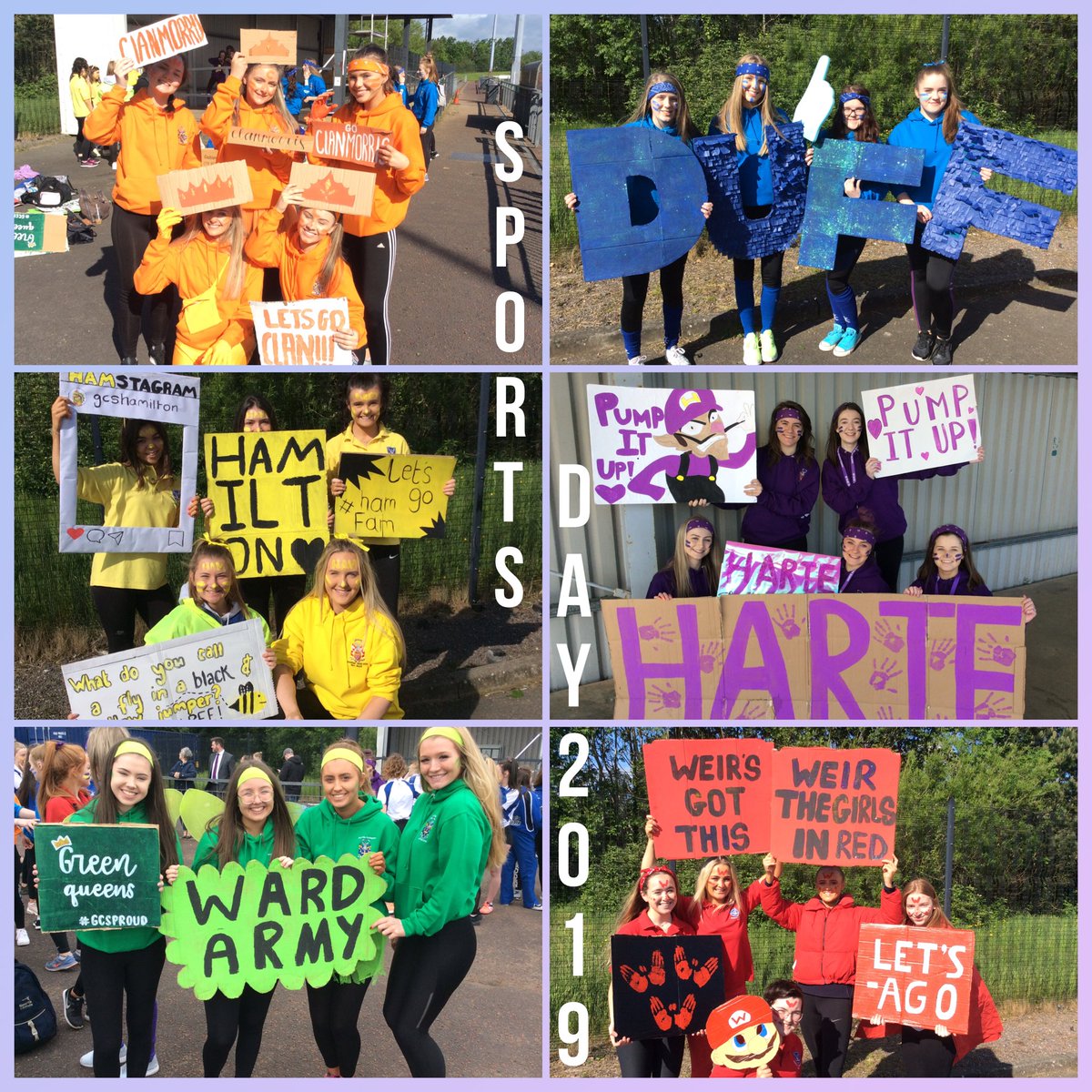 So proud of the enthusiastic and supportive House Officials cheering on the sports day competitors! #GCSproud #team #competition #belong ⁦<a href="/GlenlolaSchool/">Glenlola Collegiate</a>⁩
