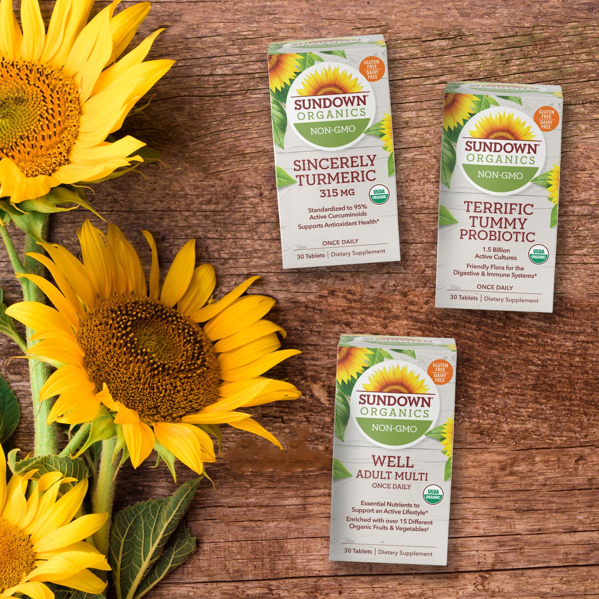 Introducing our new line of USDA certified organic vitamins and supplements. Now available at <a href="/cvspharmacy/">CVS Pharmacy</a>! bit.ly/SDOrganics