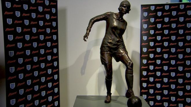 Statue of Lily Parr unveiled at the National Football Museum buff.ly/2wFQ8lD

#sthelens #sthelenshour