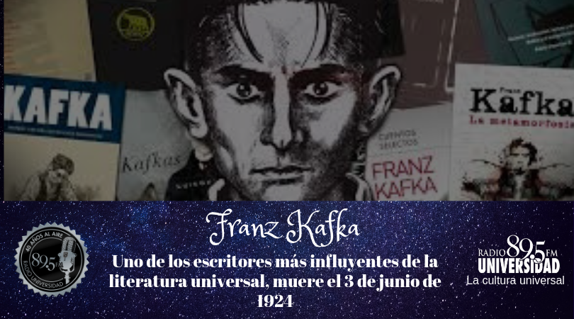 AutonomaRadio's tweet photo. “Soy un hombre cerrado, taciturno, poco sociable, descontento, sin que todo ello constituya una infelicidad para mi, a que es solamente el reflejo de mi meta” 
(Carta de Kafka al padre de su prometida)
Radio Universidad 89.5 F. M.
#Mexico #Queretaro #FranzKafka #FelizLunes https://t.co/dbQDnS8OdJ