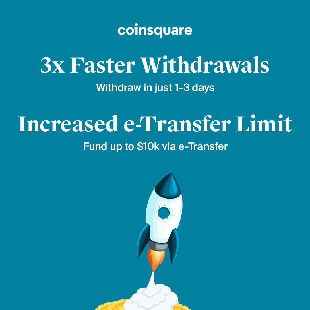 Coinsquare On Twitter You Asked We Delivered As Of Today - coinsquare on twitter you asked we delivered as of today coinsquare has launched new features to benefit the customer experience