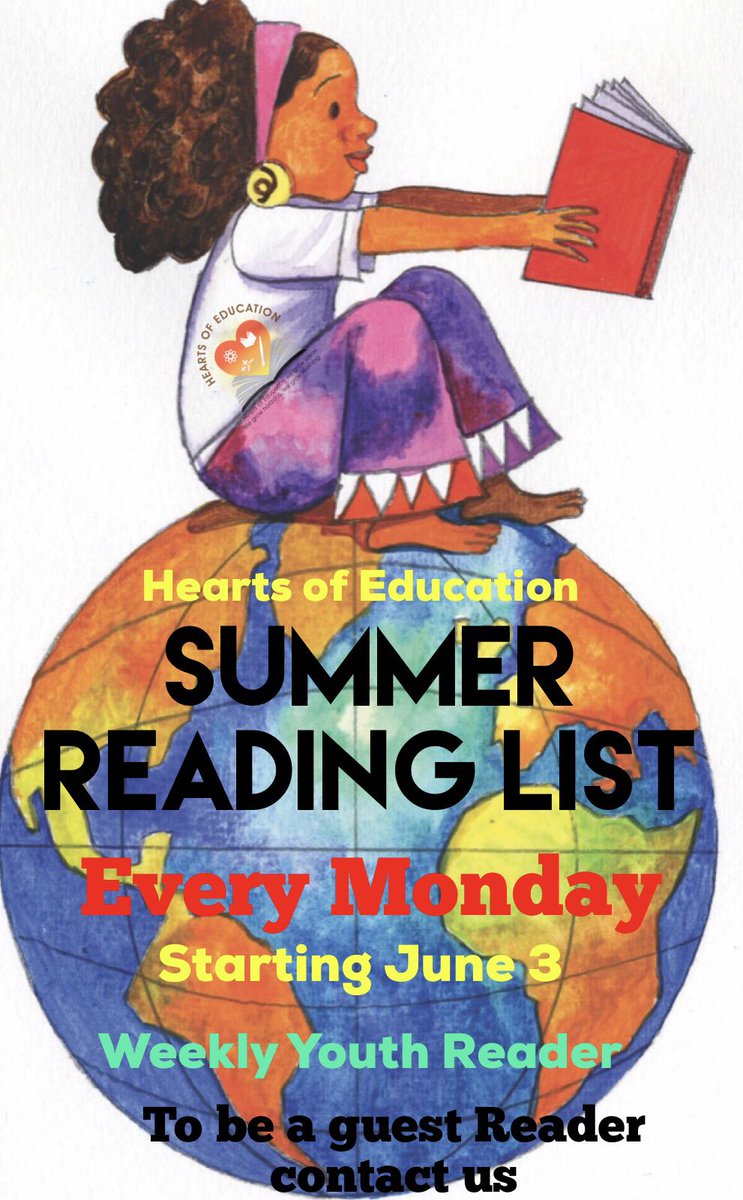 EducationHearts's tweet image. ‼️Let’s get our #read on‼️ 
📚
Hearts of Education is hosting a Summer Reading Program! 
📚
•Book Raffles
•Each Monday we will have a guest Youth Reader
• Suggested Reading List by #readinglevel