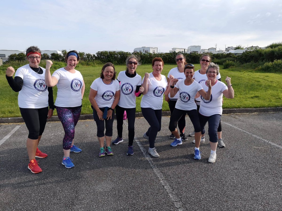 Pt1Body's tweet photo. 12 weeks ago they hadn’t run before, didn’t think they could run and now they are ready for their first 5km Charity Run! Team “One Body Running School!” 12 lovely ladies from the little Isle of Anglesey! #super #proud #coach #runningcoach #personaltrainer #personaltraining https://t.co/S02gGDA6SO
