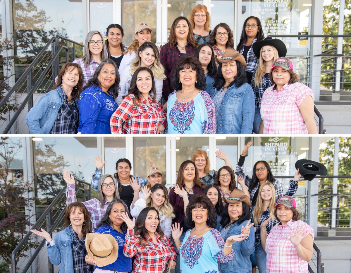 shepardeye's tweet photo. #ElksRodeo spirit with the #ShepardEyeCenter crew! https://t.co/okH0QhNLra