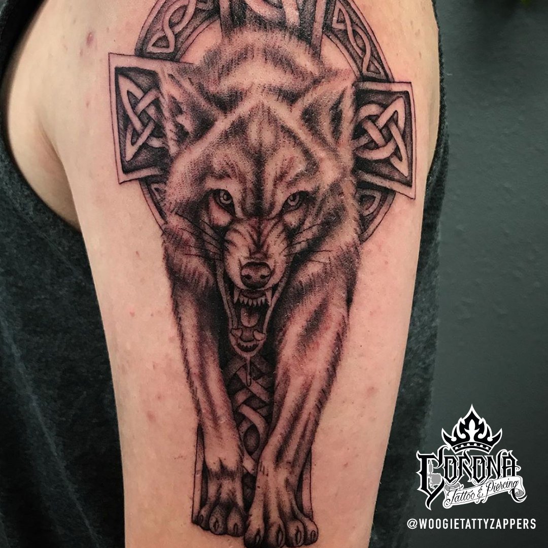 Celtic Wolf Tattoo