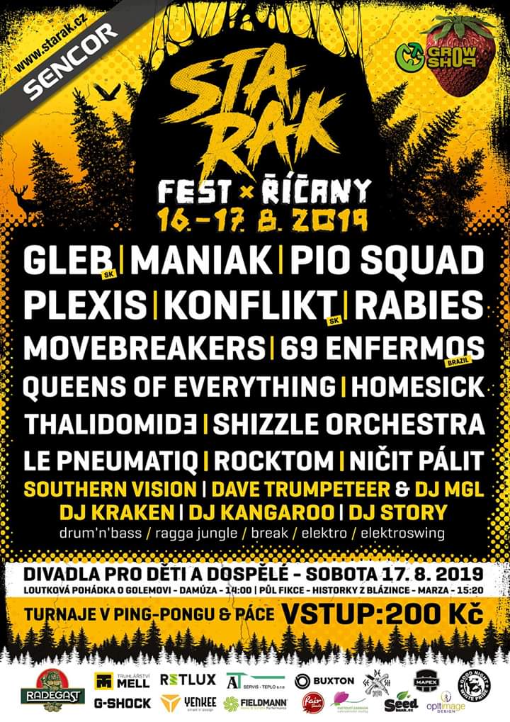 We're playing in Říčany/Czech Republic at STARAK FEST 2019🔥