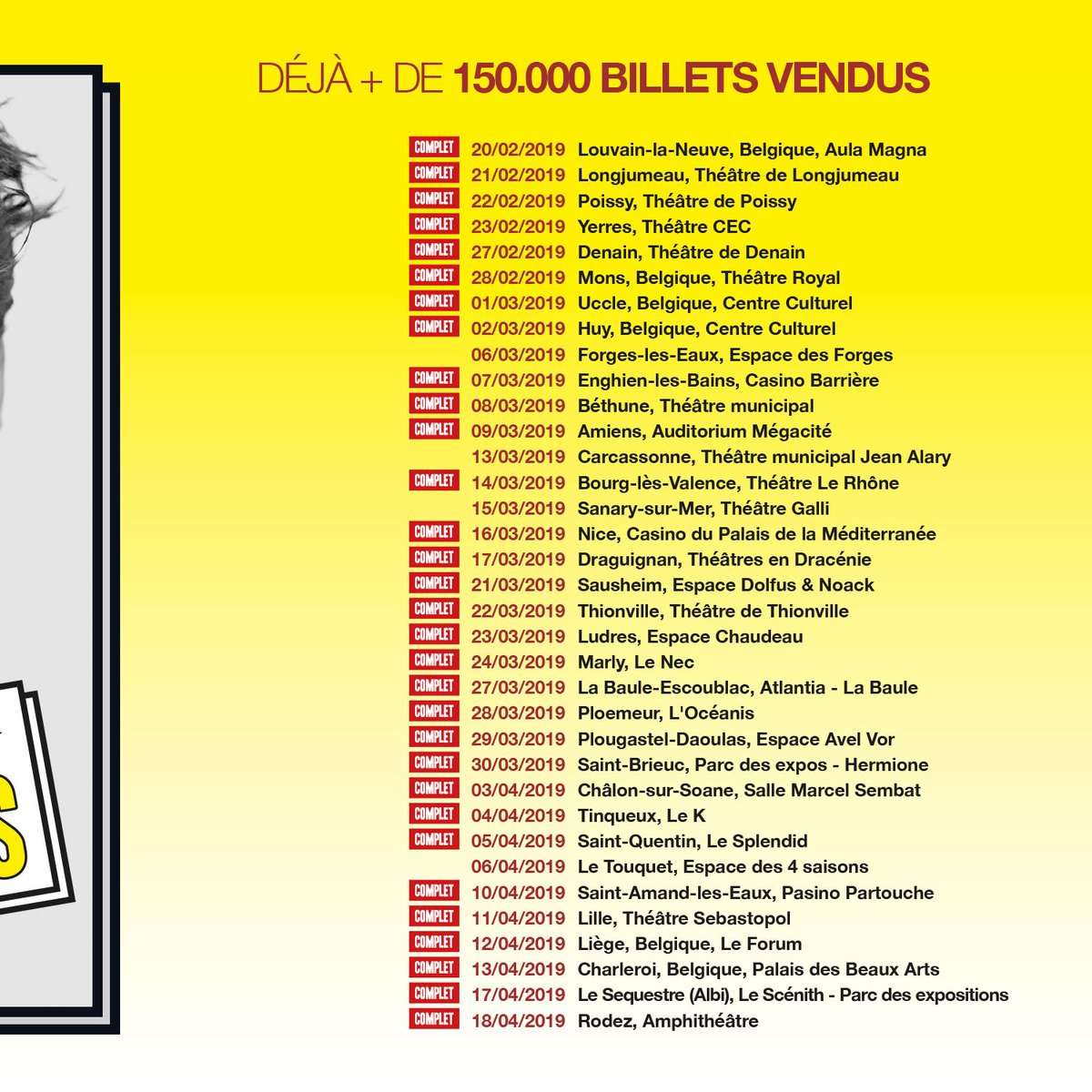 kevadamsss's tweet photo. C’est la reprise du #Sois10AnsTour et j’en profite pour vous annoncer que 10 dates de la tournée zéniths de la rentrée ont été décalées (vos billets restent valable pour la nouvelle date) en raison d’un tournage au mois de Septembre du coup je vous mets le nouveau planning ⏩⏩ https://t.co/k8nLzsjoNC