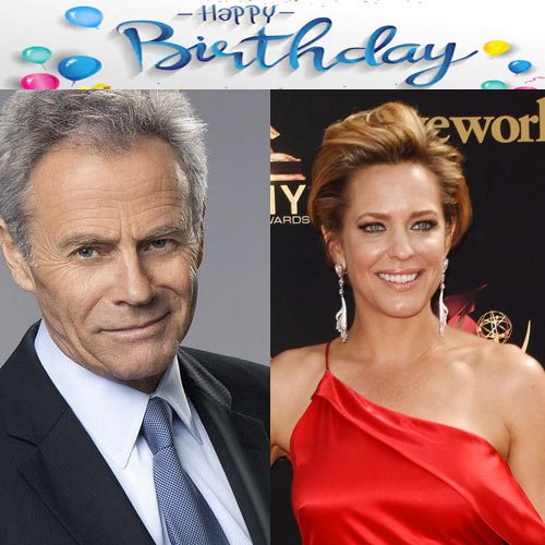 Wishing a happy, soapy birthday to General Hospital\s Tristan Rogers and Days of our Live\s Arianne Zucker. 