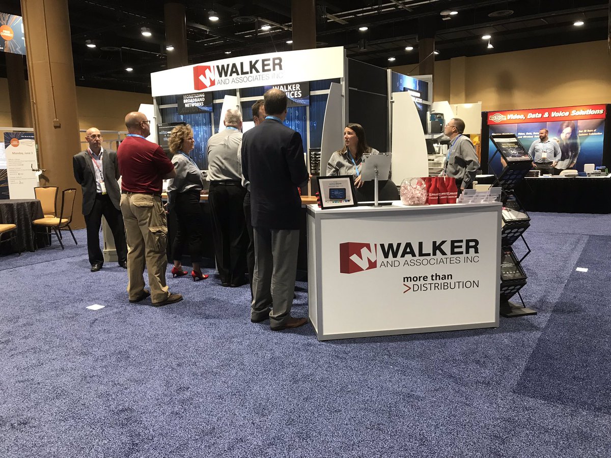 walkerfirst's tweet photo. Expo open at #fiberconnect19   See @walkerfirst in booth 1723 for fiber solutions, featuring @ADTRAN  @ADVAOpticalNews @CommScope @CorningOpComm @Ciena @FujitsuFNC @smartrgconnect and more. https://t.co/Os6qQ4LVhw