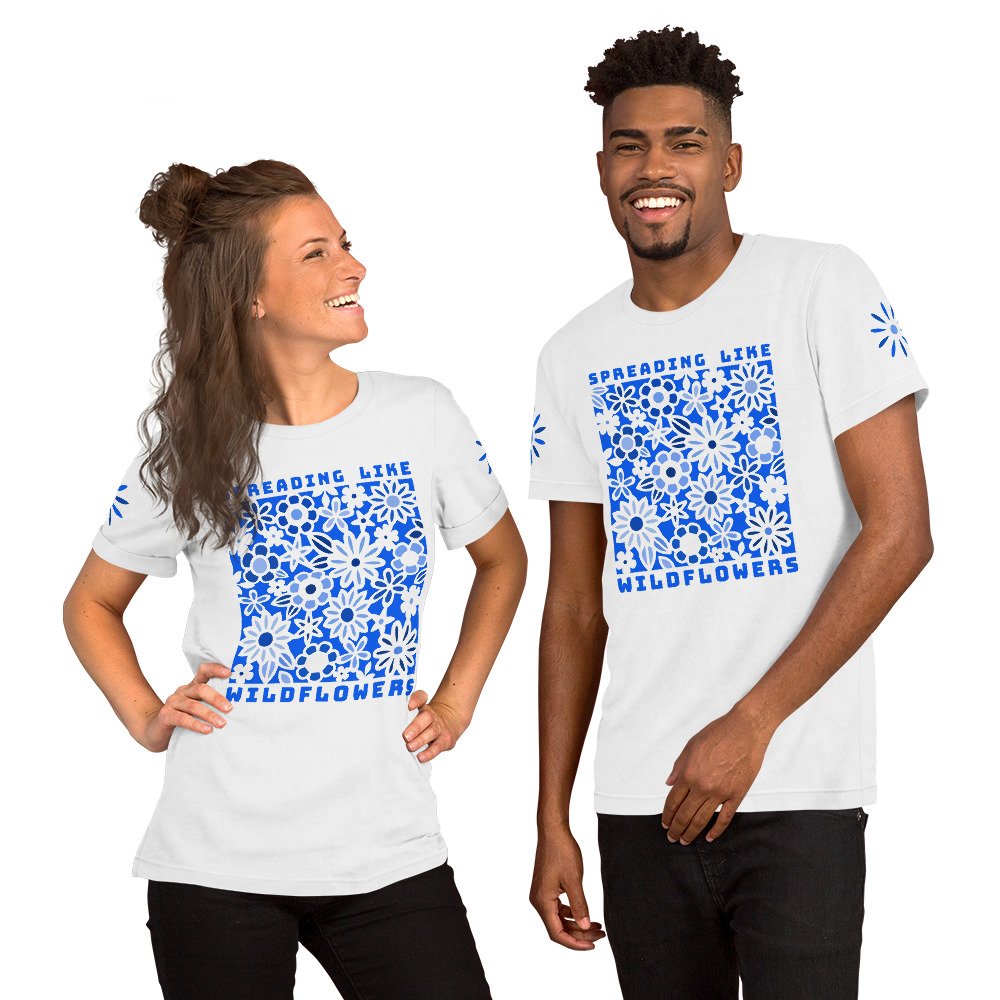 mixedidioms's tweet photo. Spreading like Wildflowers – Unisex White T-Shirt . #mixedidioms #mixedidiom #malaphor #malaphors #idioms #idiom https://t.co/mgbZci1sCX https://t.co/bbT4kN4td5