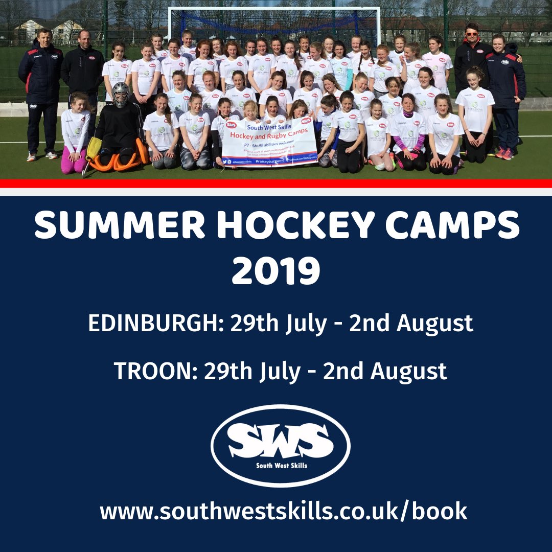 Visit southwestskills.co.uk/book and sign up for your place on one of our Summer 2019 Hockey Camps #raiseyourgame