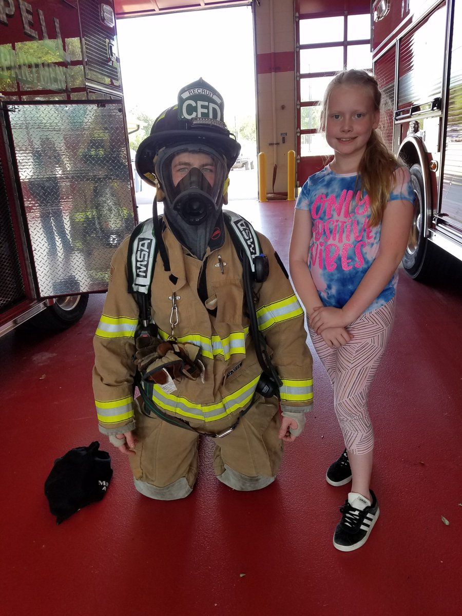 SraHoward1's tweet photo. Thank you,  Brandon and #CoppellFireDepartment for the tour and home safety discussion #heartsafecommunity https://t.co/J8omaR1NvZ